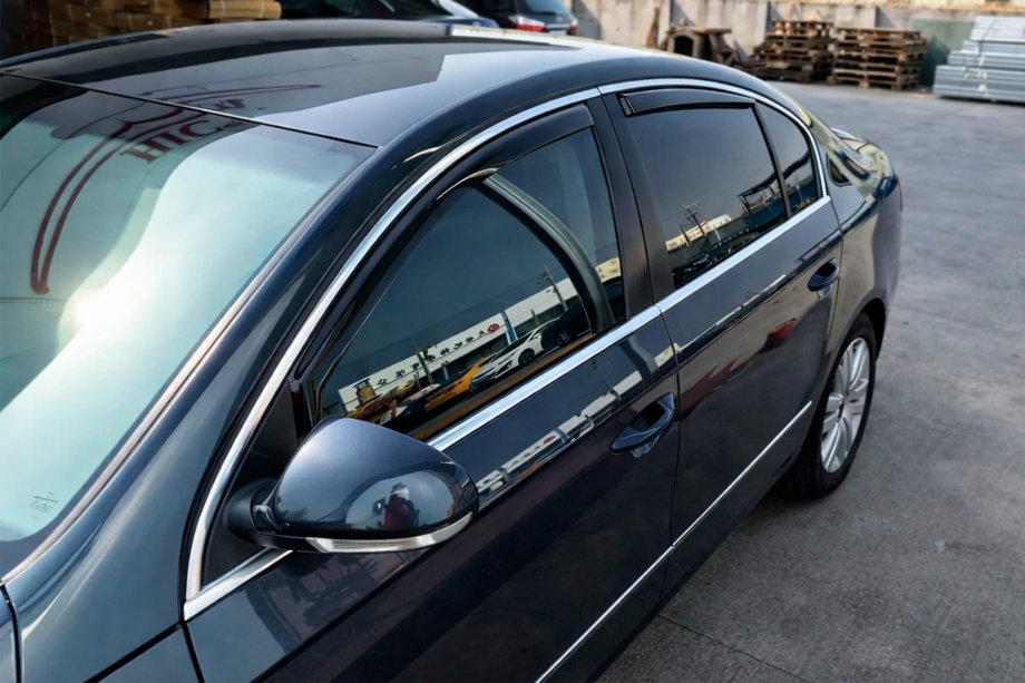 Volkswagen Passat B6 2006-2012 рр. Вітровики вставні SD (4 шт, HIC) Фото 2