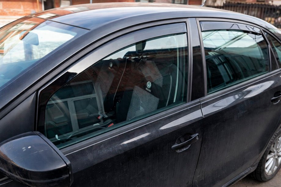 Volkswagen Passat B7 2012-2015 рр. Вітровики вставні SD (4 шт, EU, HIC) Фото 1