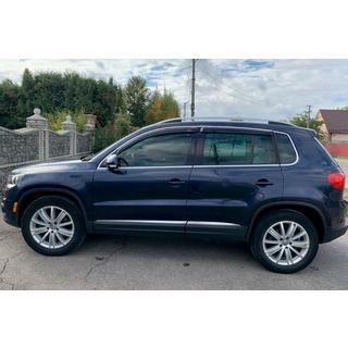 Вітровики з хром молдингом (4 шт, HIC) Volkswagen Tiguan 2007-2016 рр. фото 2