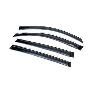 Вітровики з хром молдингом (4 шт, HIC) фото 3