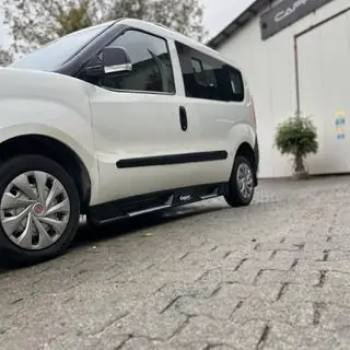 Бокові пороги Sorento тип (EuroCap) Fiat Doblo II 2010-2022 рр. фото 3