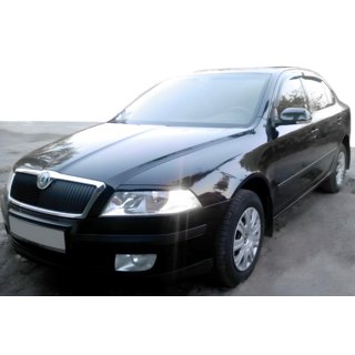 Вітровики LiftBack (4 шт, HIC) Skoda Octavia II A5 2010-2013 рр. фото 1