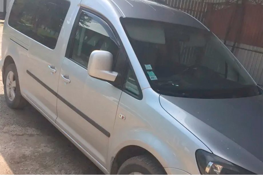 Volkswagen Caddy 2015-2020 рр. Вітровики вставні (2 шт, HIC) Фото 10