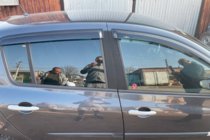 Renault Clio III 2005-2012 рр. Вітровики (4 шт, HIC) фото 1