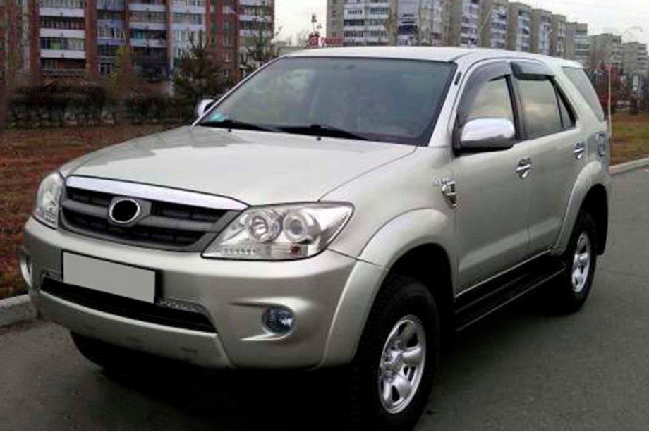 Toyota Fortuner 2006-2015 рр. Вітровики (4 шт, HIC) Фото 1