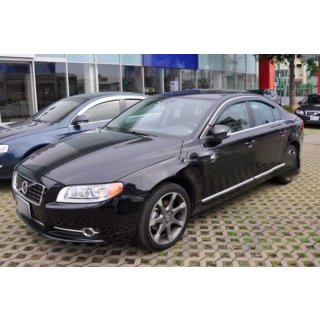 Вітровики з хром молдингом (4 шт, HIC) Volvo S80 2006-2016 рр. фото 2