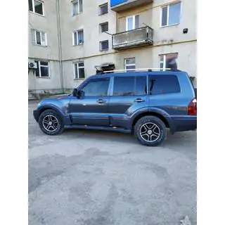 Рейлінги Хром турецький дизайн (2 шт) Mitsubishi Pajero Wagon III 1999-2006 рр. фото 4