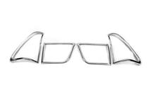 Хром накладки на стопи (пластик) фото 2