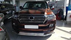 Toyota Land Cruiser 200 2007-2021 рр. Передня дуга ST014 (2015+, нерж.) фото 3