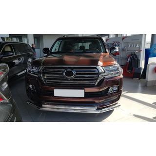 Передня дуга ST014 (2015+, нерж.) Toyota Land Cruiser 200 2007-2021 рр. фото 3