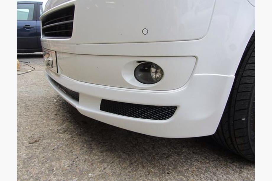 Volkswagen T5 2010-2015 рр. Накладка на передній бампер Sport 1 (під фарбування) Фото 3