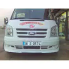 Ford Transit 2000-2014 рр. Накладка на передній бампер (2006-2014, з решіткою) фото 4