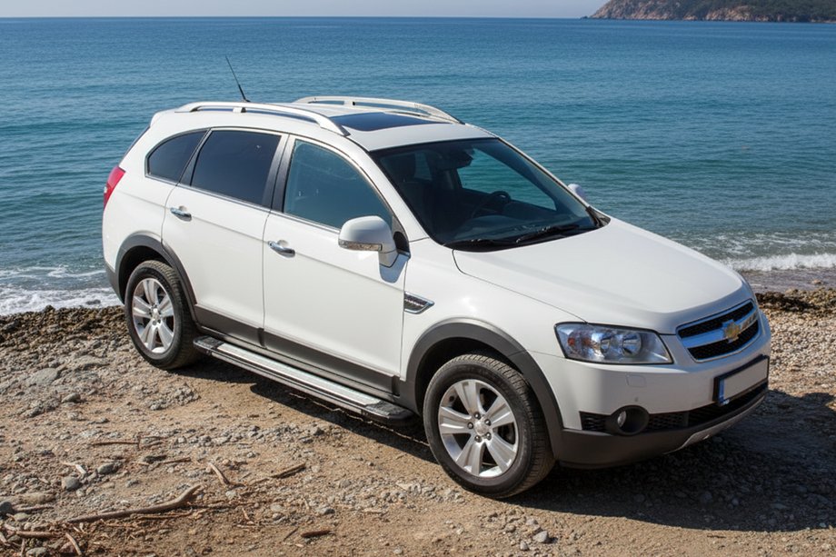 Chevrolet Captiva 2006-2019 рр. Бокові пороги Rainbow (2 шт., Алюміній) Image