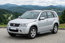 Suzuki Grand Vitara 2005-2017 рр. Бокові пороги Rainbow (2 шт, алюм) фото 1