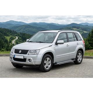 Бокові пороги Rainbow (2 шт, алюм) Suzuki Grand Vitara 2005-2017 рр. фото 1