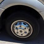 Volkswagen Crafter 2006-2016 рр. Ковпаки з нержавійки Ексклюзив V1 (2 катковий, 4 шт) фото 3