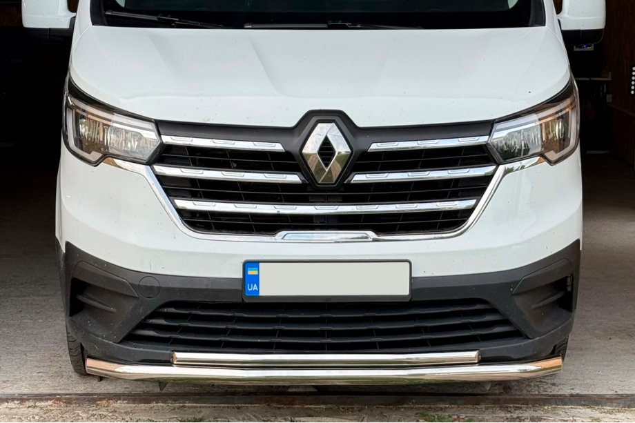 Fiat Talento 2016- рр. Передній захист ST014 (нерж.) Image