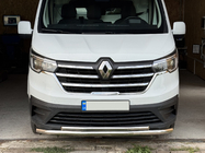 Opel Vivaro 2015-2019 рр. Передній захист ST014 (нерж.) фото 1