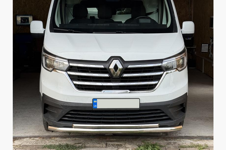 Opel Vivaro 2015-2019 рр. Передній захист ST014 (нерж.) Image