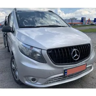 Передня решітка GT Panamericana Black (2014-2023 для Vito W447) фото 1