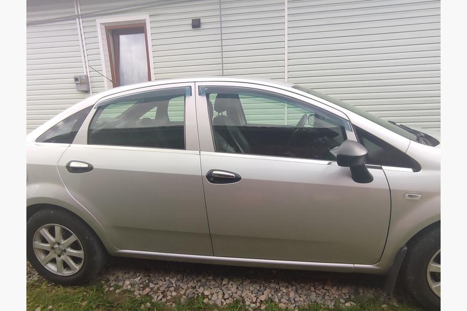 Fiat Linea 2006-2018 рр. Накладки на ручки (4 шт, нерж) Фото 3