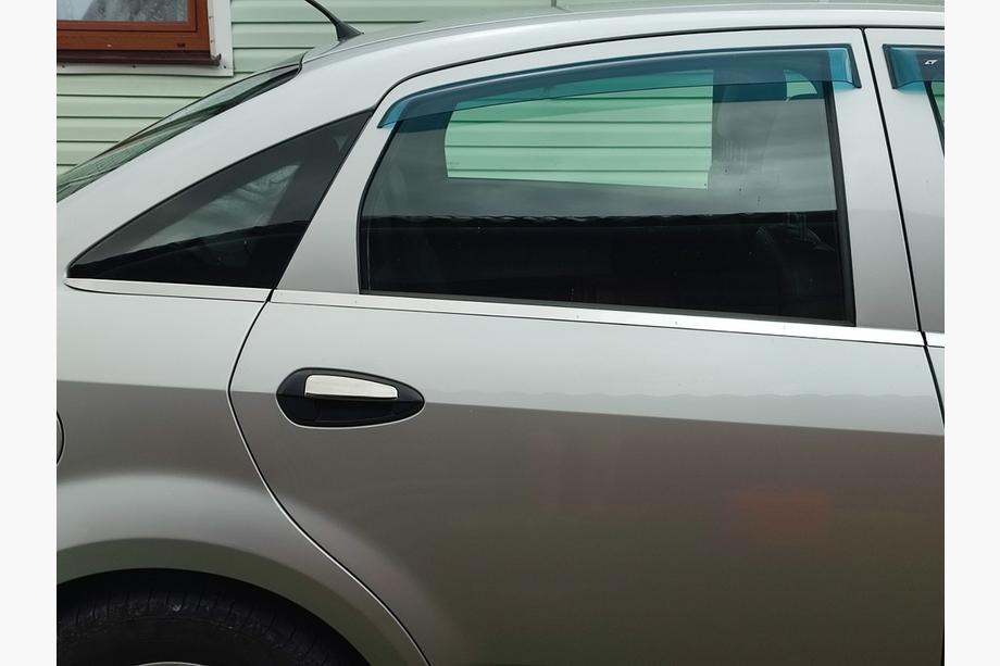 Fiat Linea 2006-2018 рр. Накладки на ручки (4 шт, нерж) Фото 5
