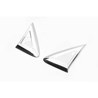 Накладка біля дзеркала (2 шт., нерж) Mercedes Sprinter W907/W910 2018- рр. фото 4