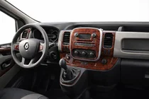 Renault Trafic 2015- рр. Накладка на торпеду Алюміній фото 1