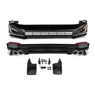 Накладки на передній і задній бампер Modelista V3-LED (2017-) Toyota Land Cruiser Prado 150 2009-2023 рр. фото 2