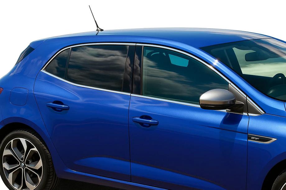 Renault Megane IV 2016-2025 рр. Повна окантовка вікон (HB, 12 шт., нерж.) Фото 1