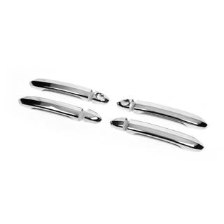 Накладки на ручки OmsaLine (нерж) Volkswagen Crafter 2016- рр. фото 2