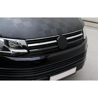 Накладки на решітку нижня 2015-2019 (2 шт, карбон) Volkswagen T6 2015-2024 рр. фото 3