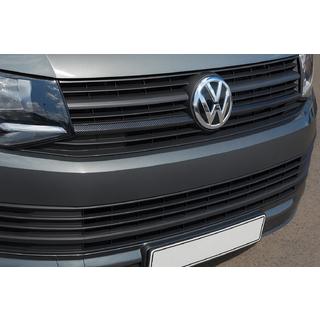 Накладки на решітку нижня 2015-2019 (2 шт, карбон) Volkswagen T6 2015-2024 рр. фото 1