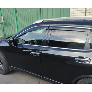 Вітровики з хромованим молдингом (4 шт., Niken) фото 1