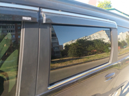 Dacia Lodgy 2012-2022 рр. Вітровики з хромованим молдингом (4 шт, Niken) фото 5