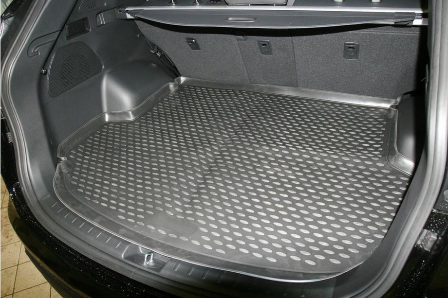 Hyundai Santa Fe 3 2012-2018 рр. Килимок в багажник (Novline) крос. (5 місць) Фото 3