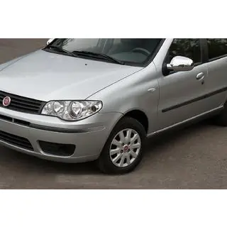 Накладки на дзеркала (2011↗, 2 шт, пласт.) Fiat Albea 2002-2012 рр. фото 1