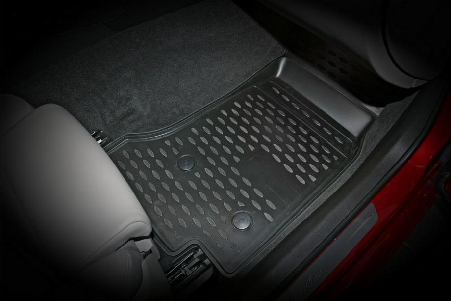 Cadillac ATS 2012-2019 рр. Гумові килимки 3D в салон (4 шт, Novline) Фото 4