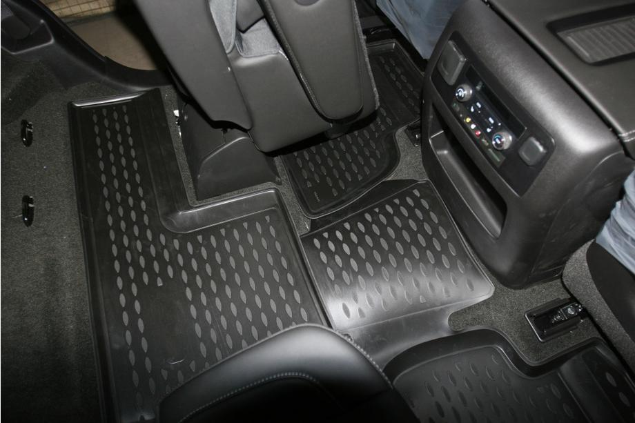 Chevrolet Tahoe 2014-2019 рр. (2015↗) Гумові килимки 3D в салон (4 шт, Novline) Фото 2