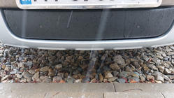 Skoda Yeti 2009-2017 рр. Зимова накладка на решітку (нижня, 2009-2013) фото 5