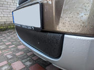 Skoda Yeti 2009-2017 рр. Зимова накладка на решітку (нижня, 2009-2013) фото 4