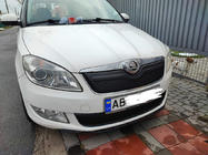 Skoda Roomster 2006-2015 рр. Зимова накладка на решітку (2010+, верхня) фото 5