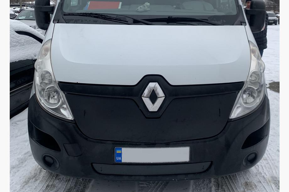 Renault Master 2011-2023 рр. Зимова решітка (2014-2019, верхня) Матова Фото 2