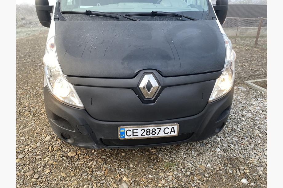 Renault Master 2011-2023 рр. Зимова решітка (2014-2019, верхня) Матова Фото 4
