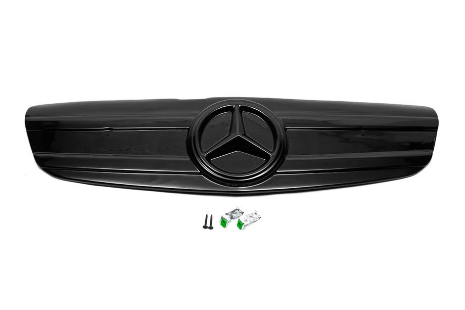 Mercedes Vito W639 2004-2014 рр. Зимова накладка на решітку V2 (2010-2015) Матова Фото 4