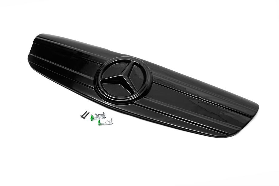Mercedes Vito W639 2004-2014 рр. Зимова накладка на решітку V2 (2010-2015) Матова Фото 5