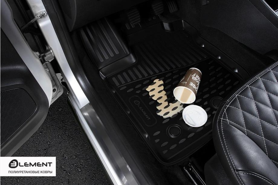 Honda Pilot 2015-2022 рр. Гумові килимки 3D в салон (6 шт, Novline) Фото 2