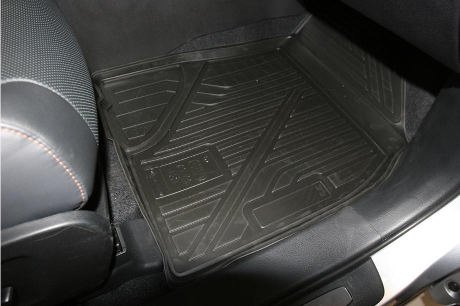 Toyota Highlander 2013-2019 рр. Гумові килимки 3D в салон (5 шт, Novline) Фото 3