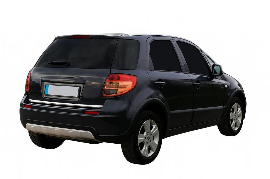 Fiat Sedici 2006-2014 рр. Кромка багажника (нерж.) Фото 2