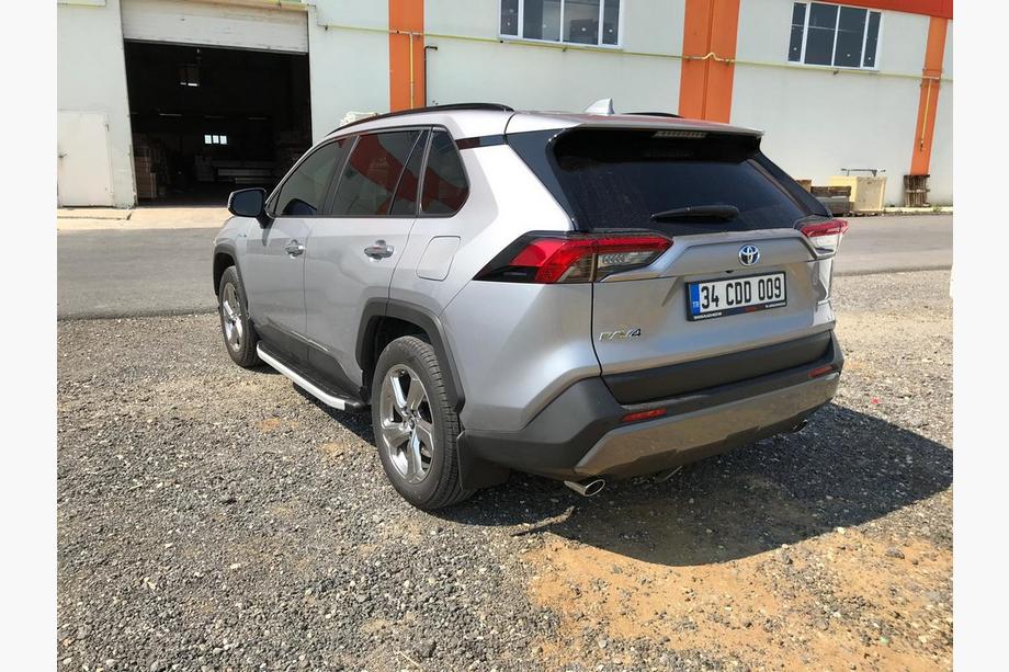 Toyota Rav 4 2019-2025 рр. Бокові пороги Fullmond (2 шт., алюміній) Фото 6